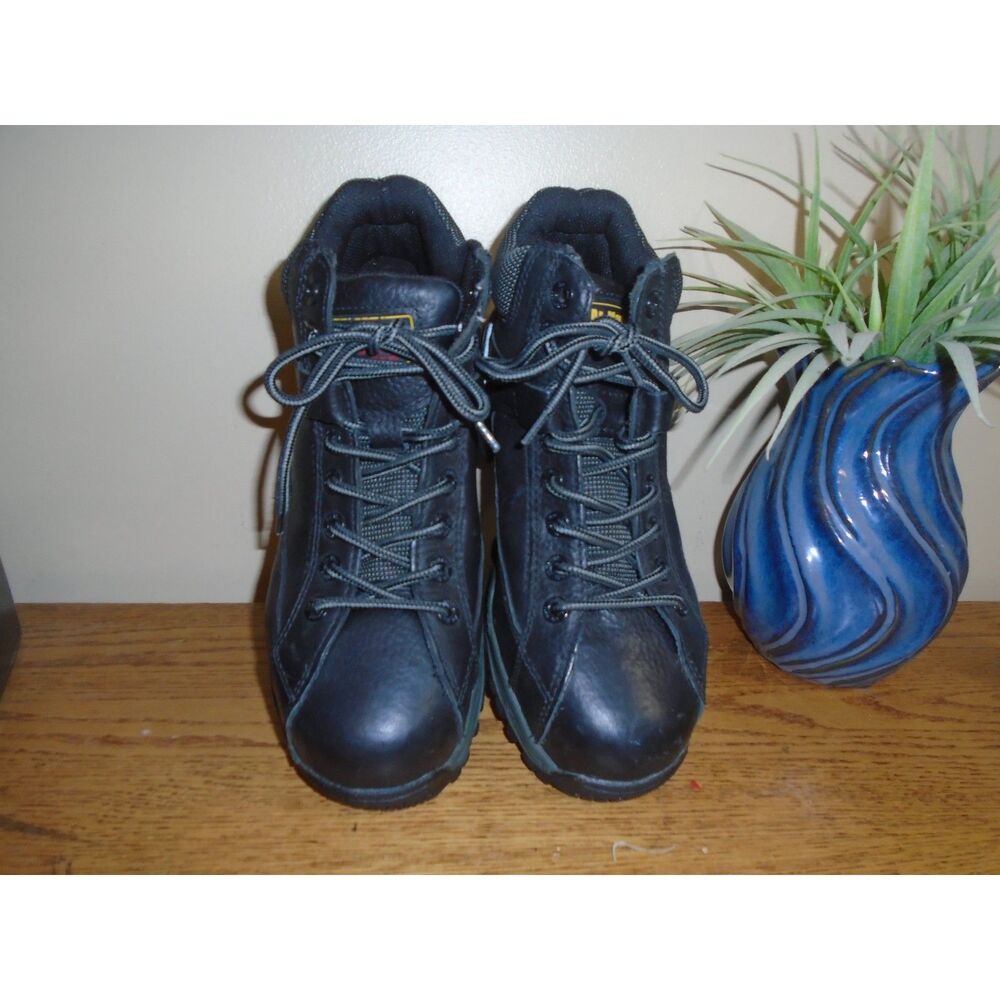 Dr. Martens 10857 Black Industrial Composite Toe Safety Shoes mens 7 womens 8
